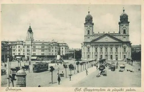 Hungary Debrecen Reformed Church & Bishop's Palace