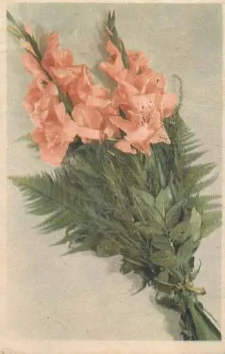 Postcard flowers bouquet
