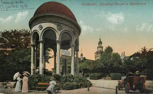 France Wiesbaden Neroberg Tempel u. Restaurant