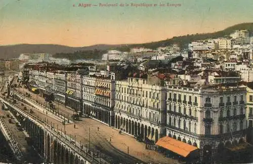 Algeria Alger Boulevard de la Republique et les Rampes