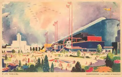 USA Chicago 1933 International Fair Agriculture and Dairy Buildings