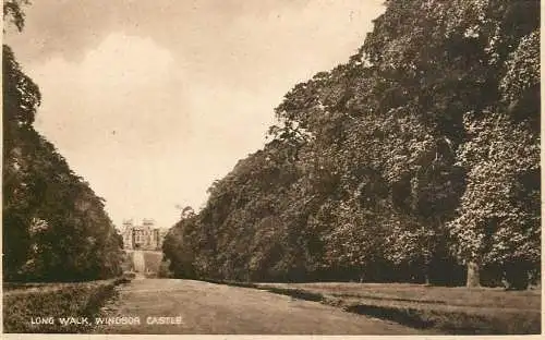 England Windsor Castle long walk