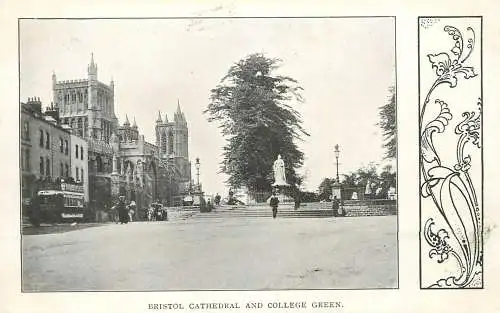 England Bristol Cathedral and College Green