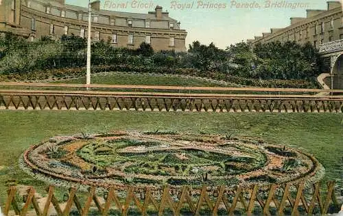 England Bridlington Floral Clock Royal Princess Parade