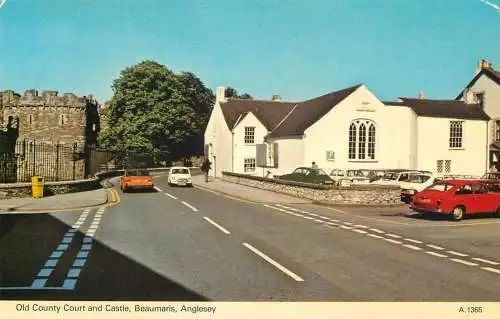 Wales Beaumaris Anglesey Old County Court and Castle