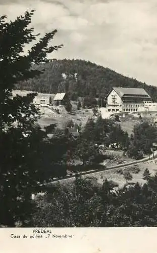Romania Casa de odihna "7 Noiembrie" vedere din Sinaia
