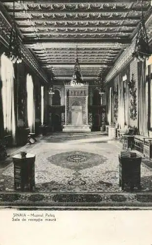 Romania vedere din Sinaia Muzeul "Peles" - Sala de receptie maura