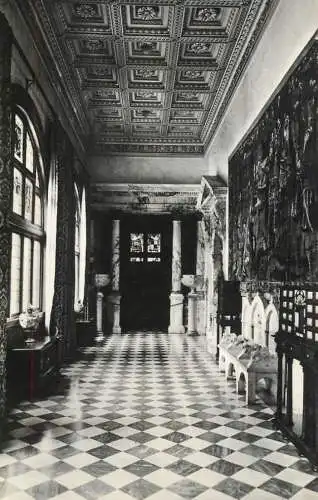 Romania vedere din Sinaia Muzeul "Peles" - Sala de marmura