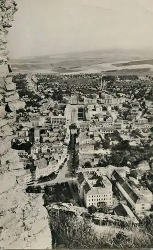 Romania Deva vedere de la cetate aspect panoramic