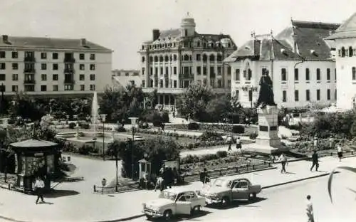 Romania Craiova vedere din piata "Al. I. Cuza"