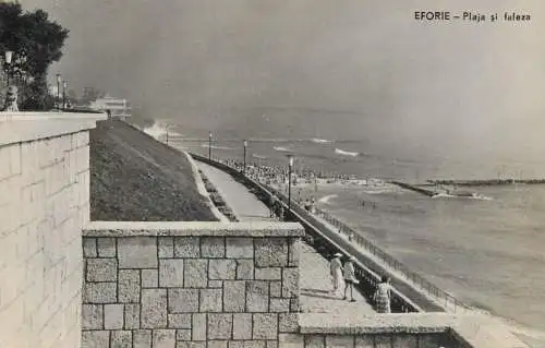 Romania Plaja si faleza vedere din Eforie
