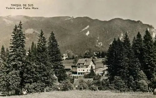 Romania Timisul vedere spre Piatra Mare