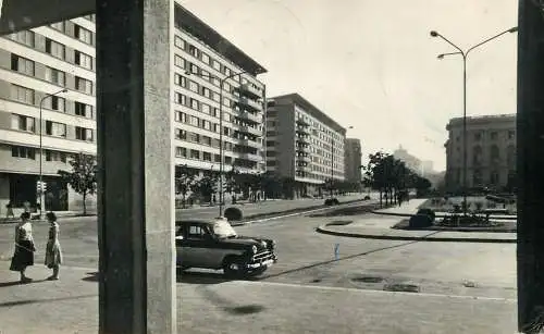 Romania vedere din Piata Palatului R.P.R Bucuresti