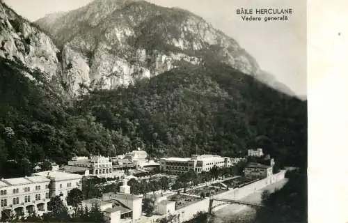 Romania Baile Herculane vedere generala