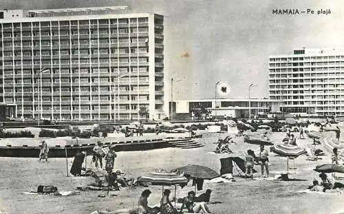 Romania Mamaia aspect de pe litoral