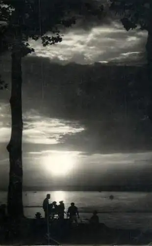 Hungary Balaton nocturnal view