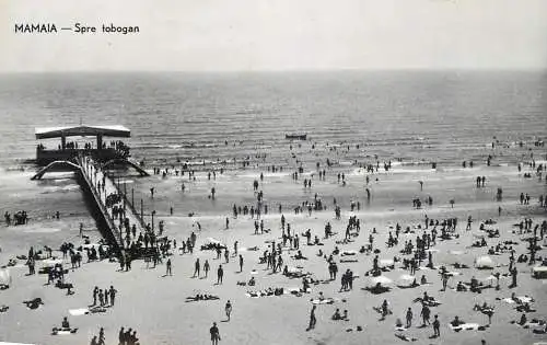 Romania Mamaia - toboganul vedere de pe litoral