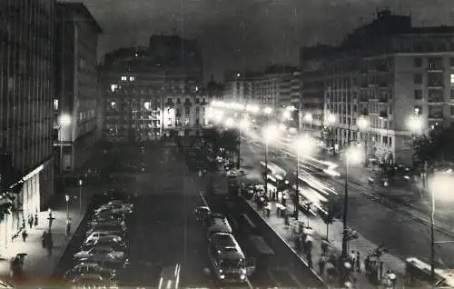 Romania Bucuresti Bd-ul G-ral Magheru vedere de noapte