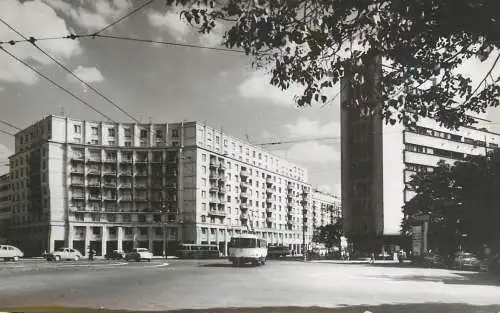 Romania Bucuresti Piata Romana tramvai