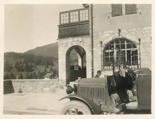 Classic car in Lenzerheide Switzerland foto 8 x 10.5 cm