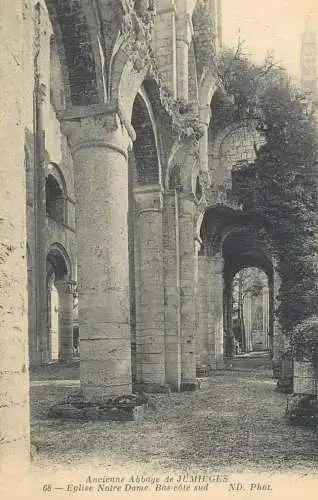 France Ancienne Abbaye de Jumiegs Eglise Notre Dame