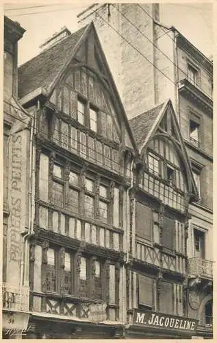 France Caen Vieille Maison rue Saint-Pierre architecture typique