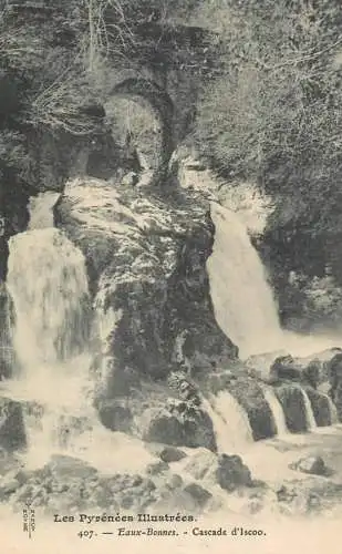 France Pyrenees Atlantiques Eaux-Bonnes Cascade d'Iscoo