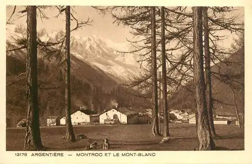 France Argentiere Montroc & Le Mont-Blanc