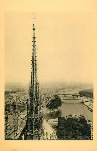 France Notre Dame de Paris panorama vu des tours