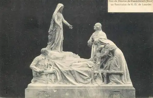 France Don du Diocese de Cambrai (Nord) au Sanctuaire de Notre Dame de Lourdes