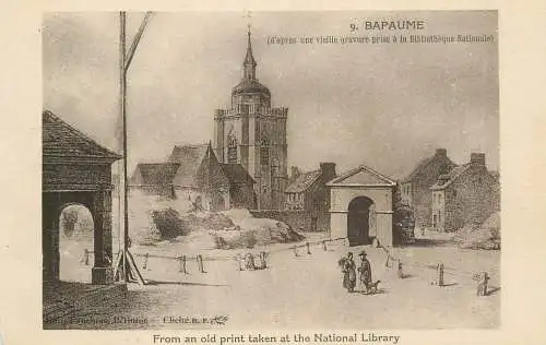 France Bapaume carte postale ancienne