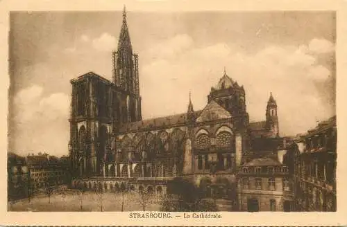 France Strasbourg La Cathedrale