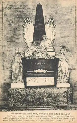 Monument de Vauban sculpte par Etex en 1846