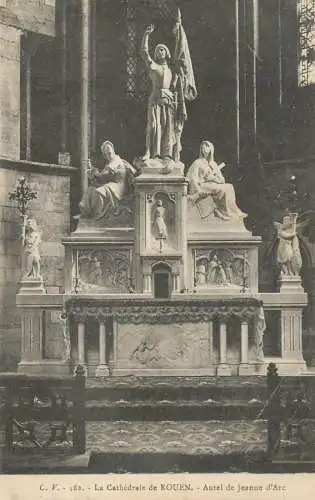 France Rouen Cathedrale Autel de Jeanne d'Arc