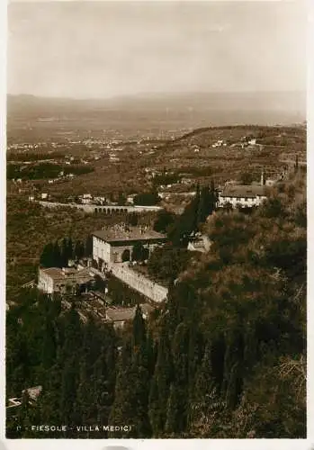 Italy Fiesole Villa Medici panorama