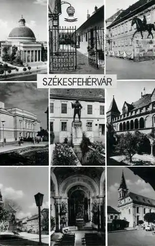Hungary Szekesfehervar different sites and sights