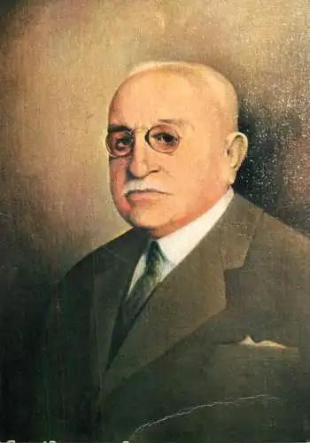 Postcard Romania Antipa museum portrait of Gridore Antipa
