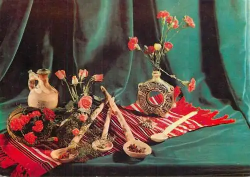 Postard holiday new year Romania traditions Christmas