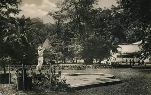 Hungary Miskolc Tapolca park detail view