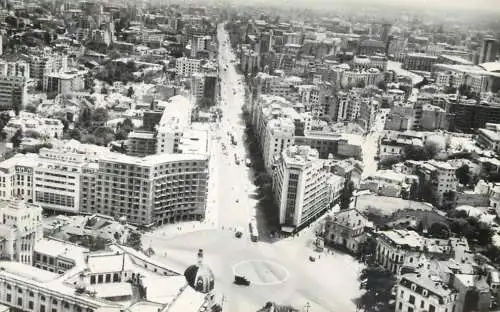 Romania Bucuresti Piata M. Eminescu & Bd-ul general Magheru vedere generala