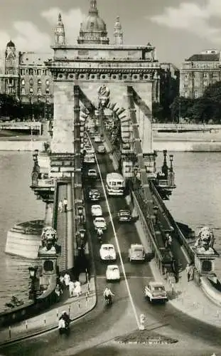 Hungary Budapest Chain Bridge