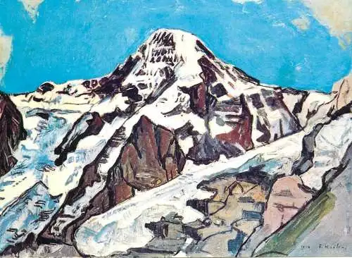 Stamp postcard motif from the special stamp series Europa CEPT 1975 the Monch