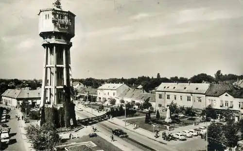 Hungary Siofok Szabadsag square general view