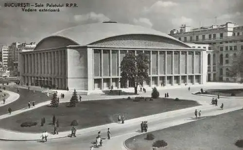 Romania Bucuresti Sala Palatului R.P.R vedere exterioara