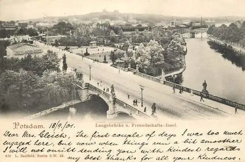 Germany Potsdam Langebrucke u. Freundschafts Insel