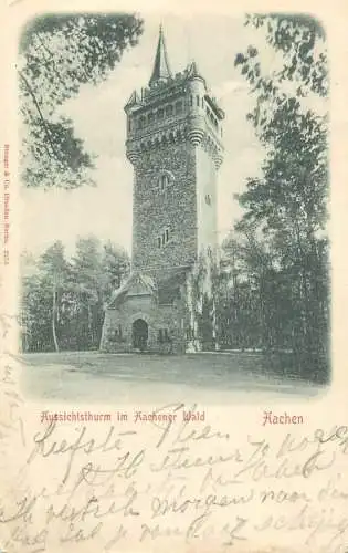 Germany Aachen Aussichtshurm im Aachener Wald
