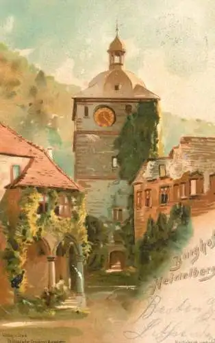 Germany Burg Heidelberg artwork