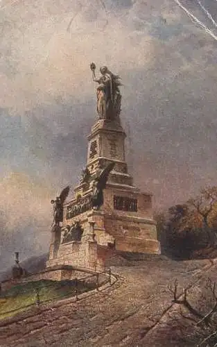 Germany Das Nationaldenkmal auf dem Niederwald near Rudesheim am Rhein