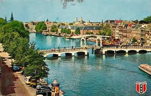 Netherlands Amsterdam Meagre bridge