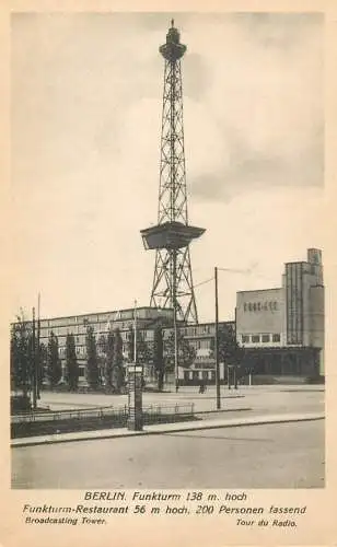 Germany Berlin Funkturm & Restaurant